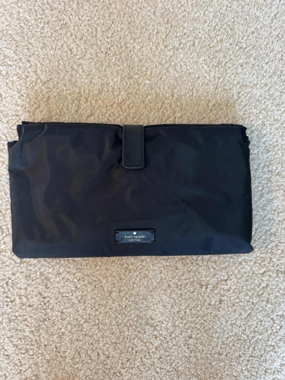 Kate Spade New Black Changing Pad